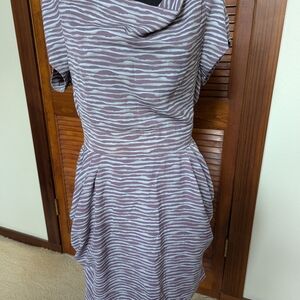 Striped Gray Dress